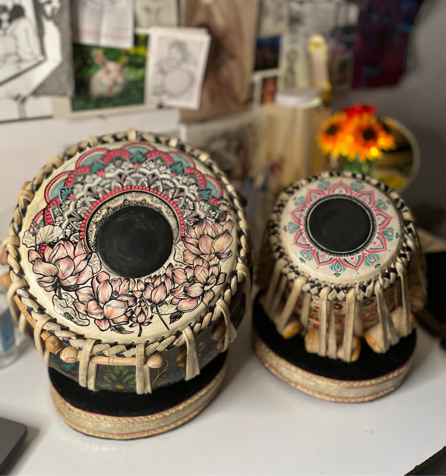 Customised Playable Tabla (Send Your Own Tabla – Artwork Only)