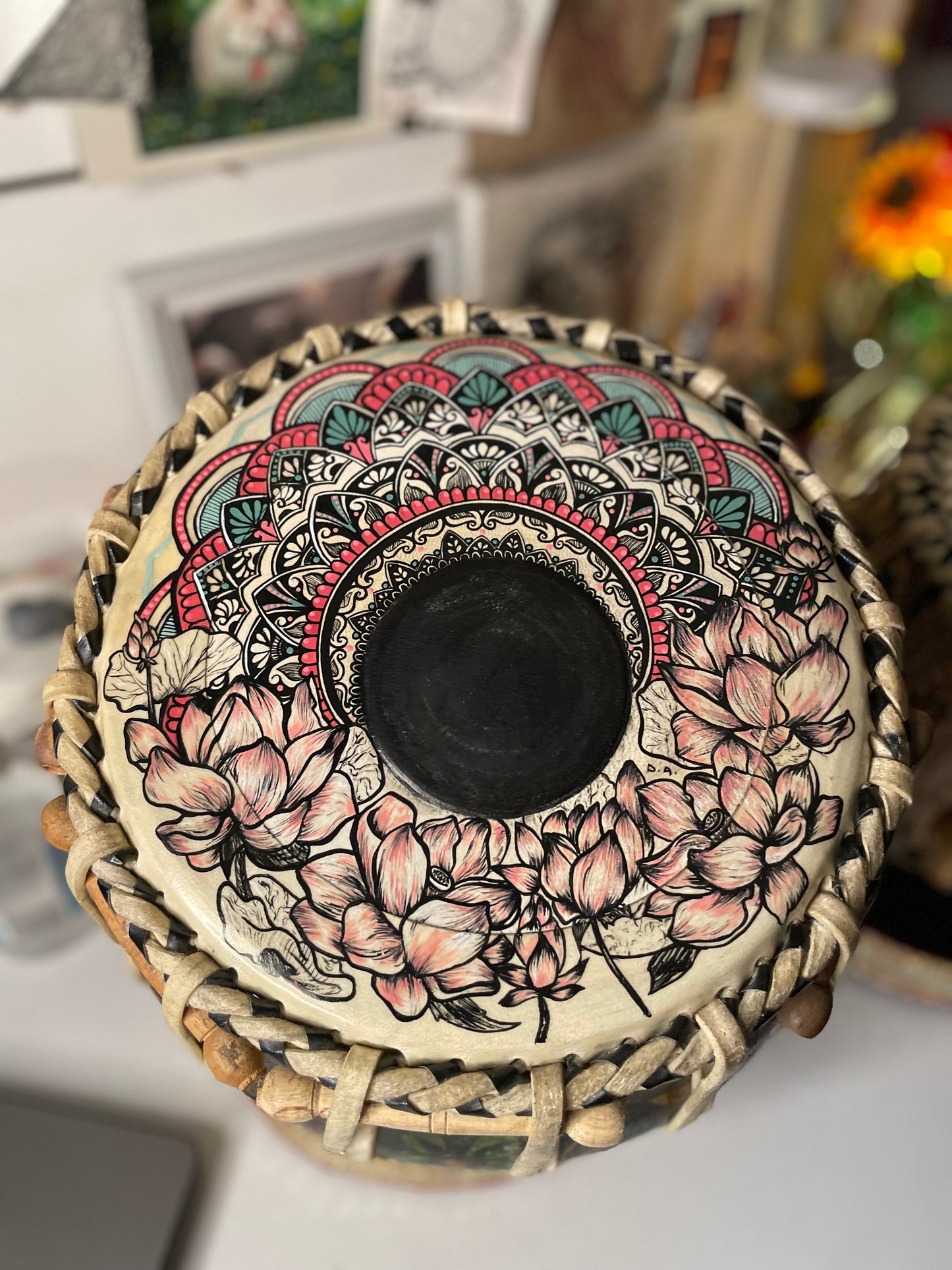 Customised Playable Tabla (Send Your Own Tabla – Artwork Only)