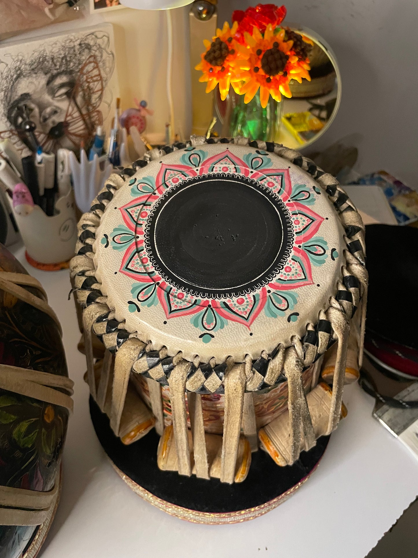 Customised Playable Tabla (Send Your Own Tabla – Artwork Only)