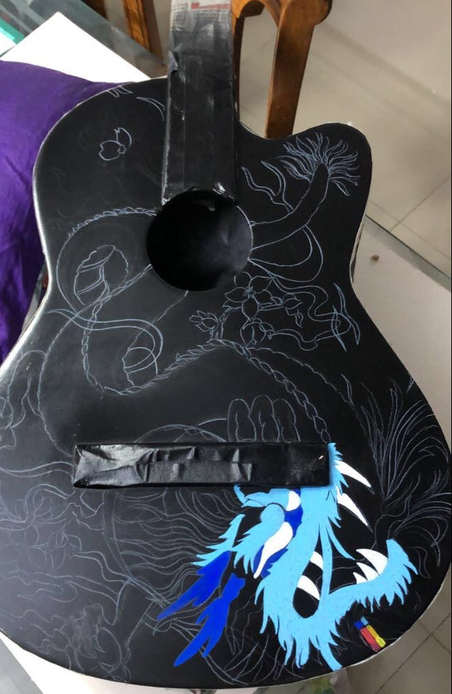 Customised Playable Guitar (Send Your Own Guitar – Artwork Only)