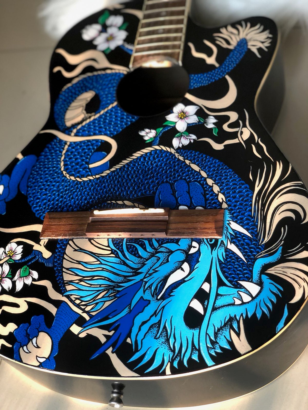 Customised Playable Guitar (Send Your Own Guitar – Artwork Only)
