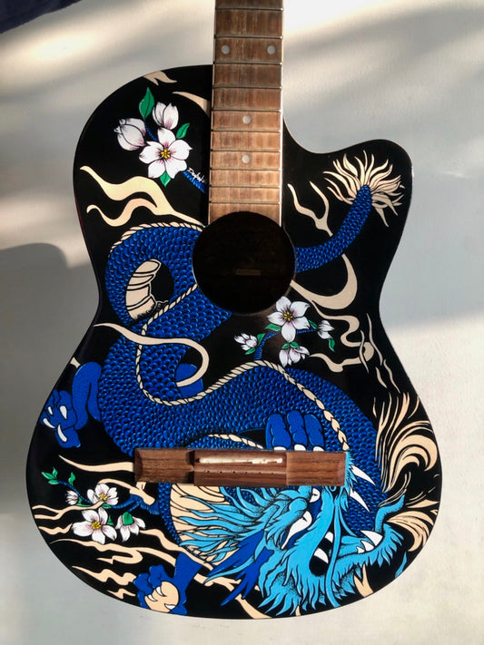Customised Playable Guitar (Includes New Guitar + Artwork)